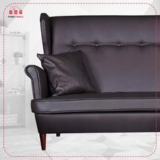 Sofa dwuosobowa uszak eko skóra Family Meble - Miniaturka zdjęcia nr 3