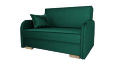 Sofa Gold 80x124x100 cm z funkcją spania do salonu rozkładana monolith ciemnozielony - Miniaturka zdjęcia nr 1
