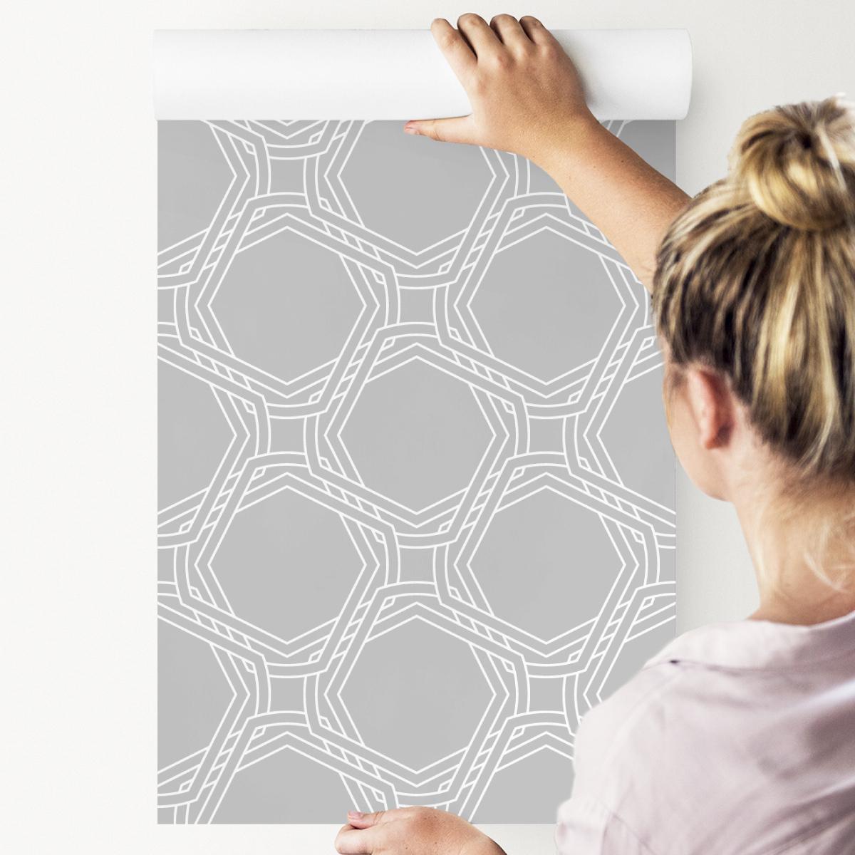 Tapeta Ścienna Do Salonu GEOMETRYCZNA Abstrakcja 53x1000  nr. 4
