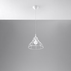 Lampa wisząca ANATA biała 95x25x25cm nowoczesna E27 do salonu - Miniaturka zdjęcia nr 2