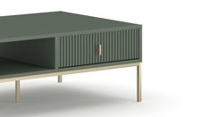 Stolik kawowy Maggiore 104,2 cm smoke green zielony złoty - Miniaturka zdjęcia nr 8