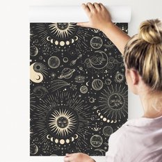 Tapeta Do Salonu Abstrakcja SŁOŃCE Planety Kosmos  - Miniaturka zdjęcia nr 3