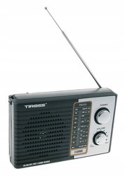 Radio przenośne 20,5 x 13 x 6,5 cm  FM AM  czarne - Miniaturka zdjęcia nr 1