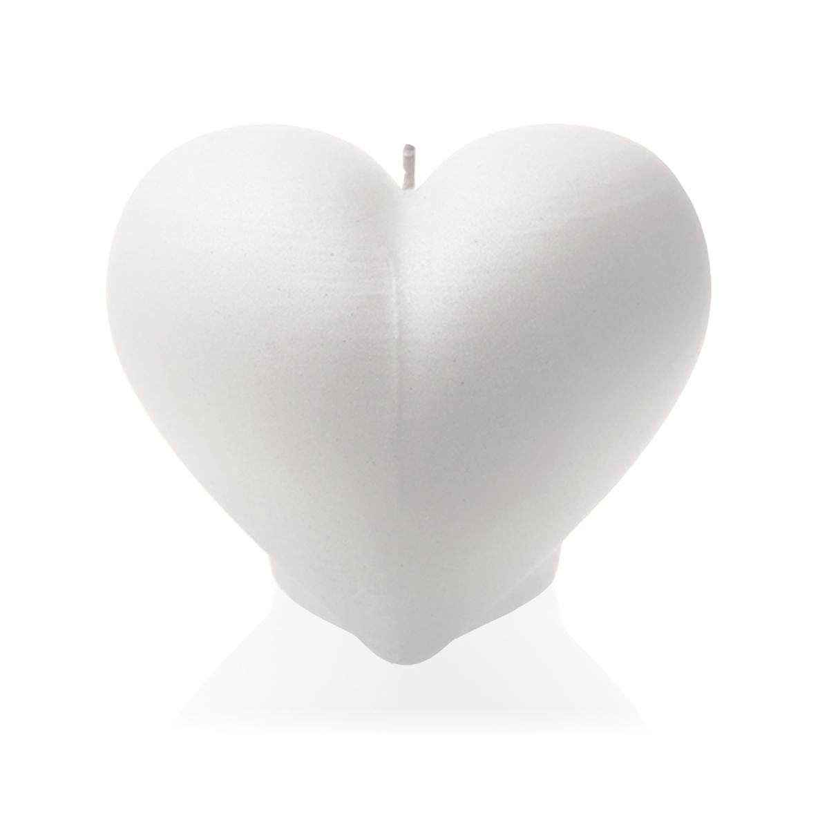 Świeca Heart Smooth White nr. 2