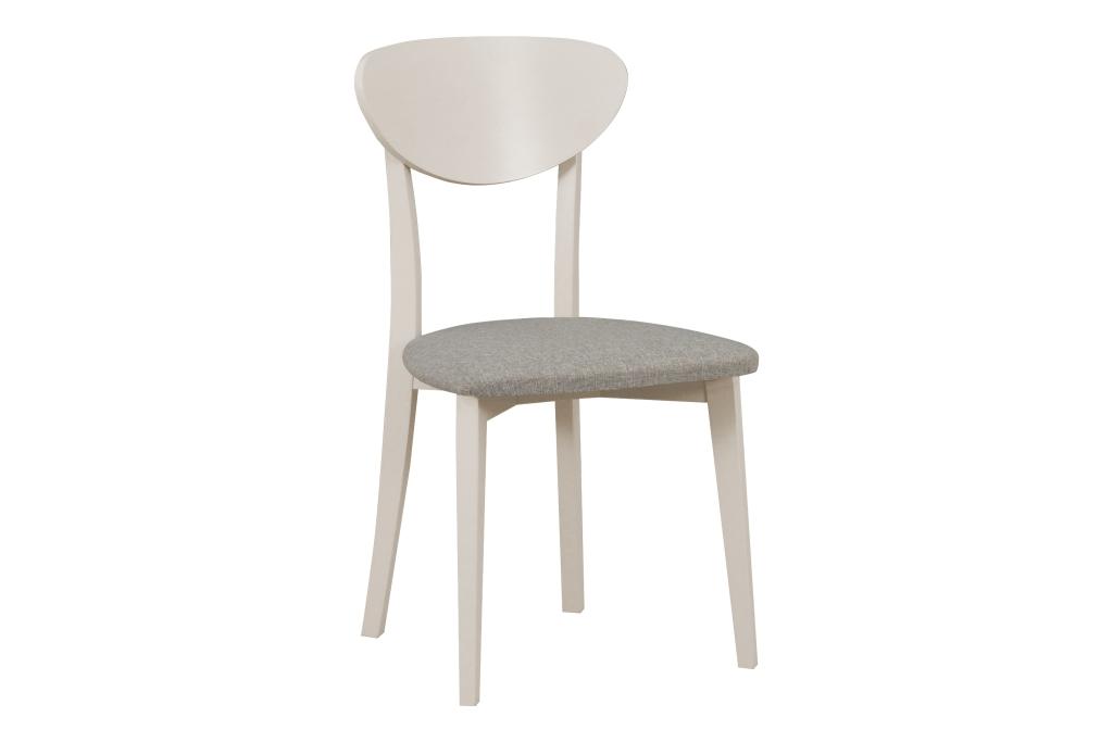 Krzesło drewniane ELVA 85x47x40 cm drewniane bukowe do jadalni kaszmir