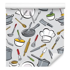 Tapeta garnki akcesoria kuchenne do kuchni jadalni  - Miniaturka zdjęcia nr 6