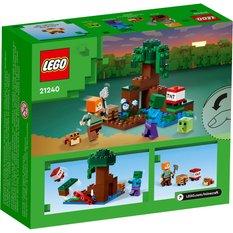 LEGO MINECRAFT ORYGINALNY ZESTAW KLOCKÓW PRZYGODA NA MOKRADŁACH 21240 - Miniaturka zdjęcia nr 4