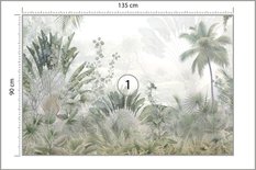 Fototapeta Do Jadalni LAS Tropikalny Dżungla Natura Pejzaż Drzewa Dekoracja Nowoczesna - Miniaturka zdjęcia nr 4
