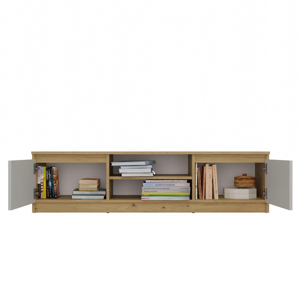 Szafka RTV Malwa 36x140x40 cm do salonu dąb artisan kaszmir beż nr. 15