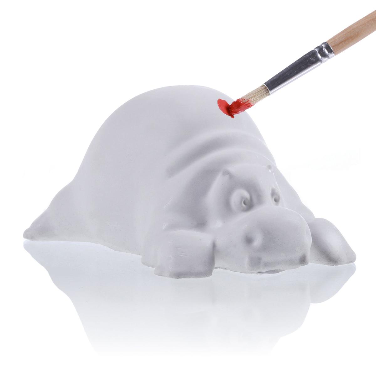 Kolorowanka 3D Funny Hippo nr. 8