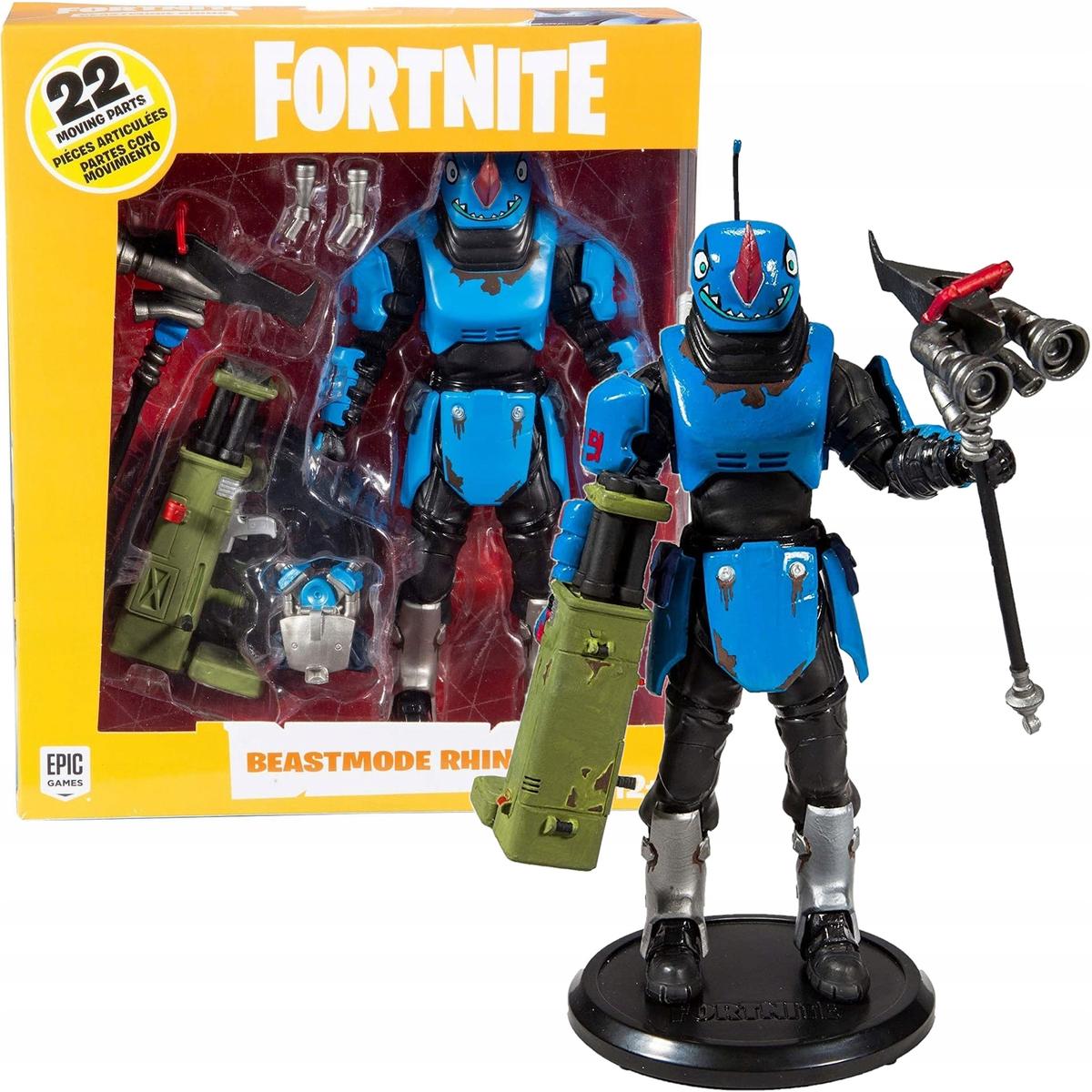 Figurka BEASTMODE 18 cm fortnite ruchoma Rhino epic dla dziecka 