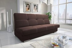 Wersalka Axel 90x195x91 cm do salonu tkanina obiciowa sawana brązowy - Miniaturka zdjęcia nr 3
