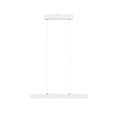 Lampa wisząca 60x7x150 cm LED z drewna jesionowego wymienny LED biała 2900K do salonu - Miniaturka zdjęcia nr 4