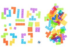 Gra logiczna układanka tetris puzzle klocki zabawka dla dziecka - Miniaturka zdjęcia nr 5