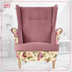 Fotel uszak Ari Print Duo Family Meble - Miniaturka zdjęcia nr 3