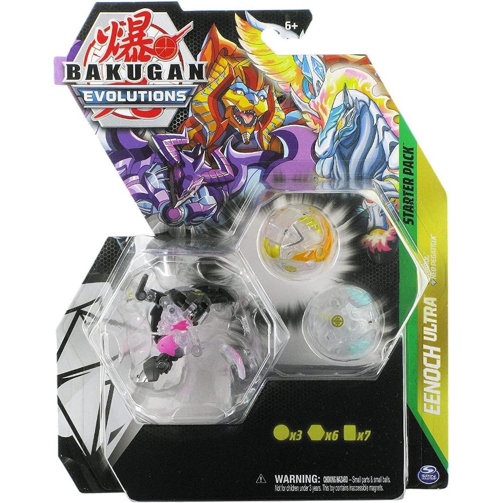 BAKUGAN EVOLUTIONS ZESTAW STARTOWY DIAMOND ULTRA EENOCH PHAROL NEO PEGATRIX nr. 1