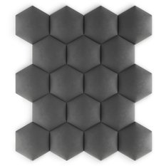 Panele tapicerowane 26x30 hexagon magic velvet grafitowy - Miniaturka zdjęcia nr 7
