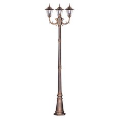 Lampa ogrodowa stojąca K-7009A2/3 / STANDARD 70x233x27 cm do ogrodu czarny/złoty - Miniaturka zdjęcia nr 1