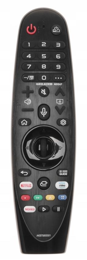 PILOT Do TV Telewizora LG MR20GA AKB75855501 NETFLIX PRIME VOICE CONTROL