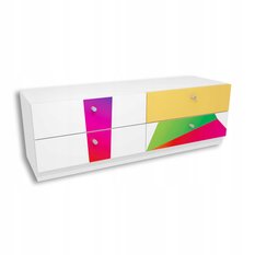 Komoda ARA 40x120 cm kolorowa z szufladami dla dziecka 
