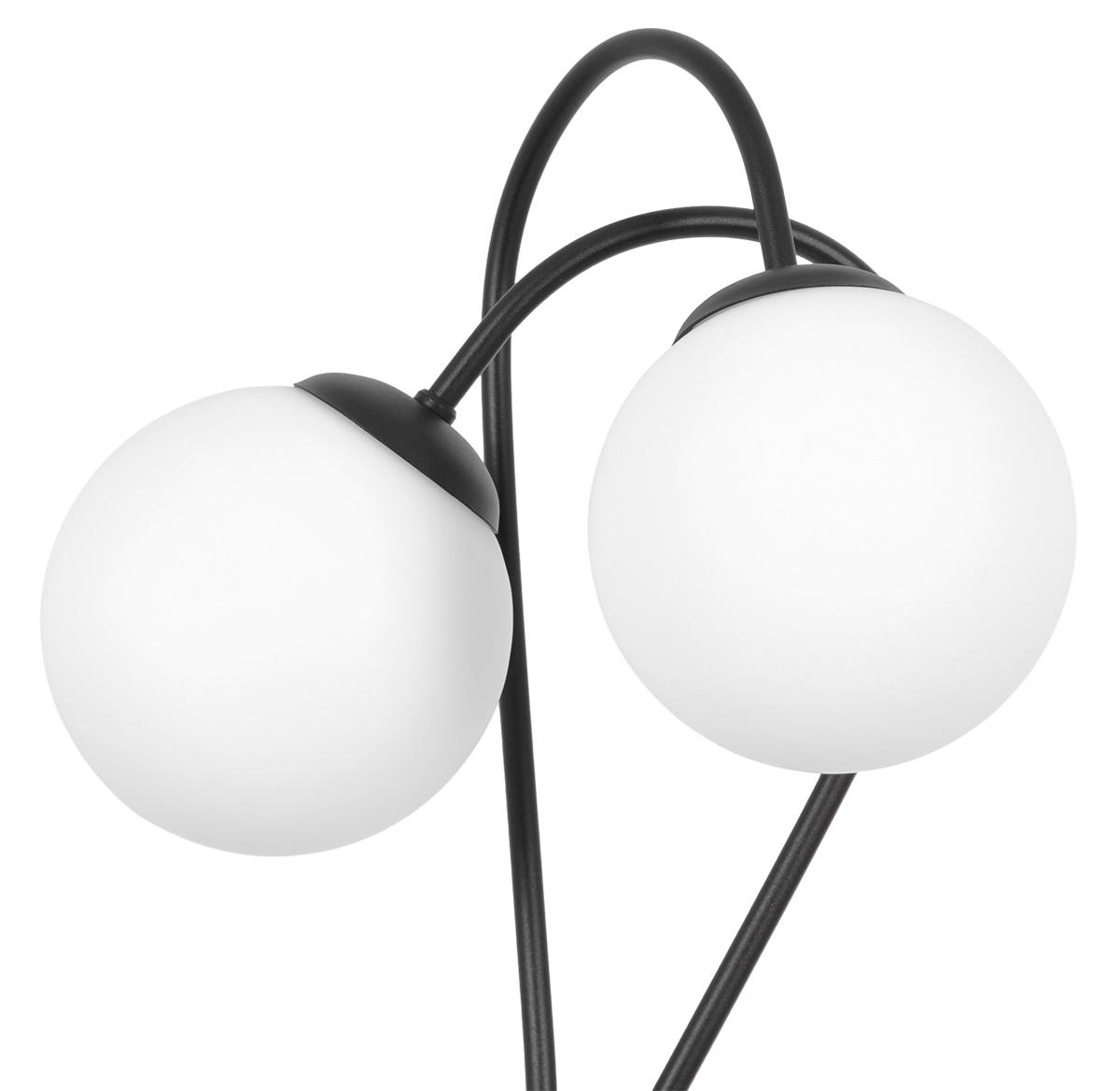 Lampa podłogowa K-5353 NELA 30x155x30 cm do salonu lub pokoju czarny/biały nr. 3