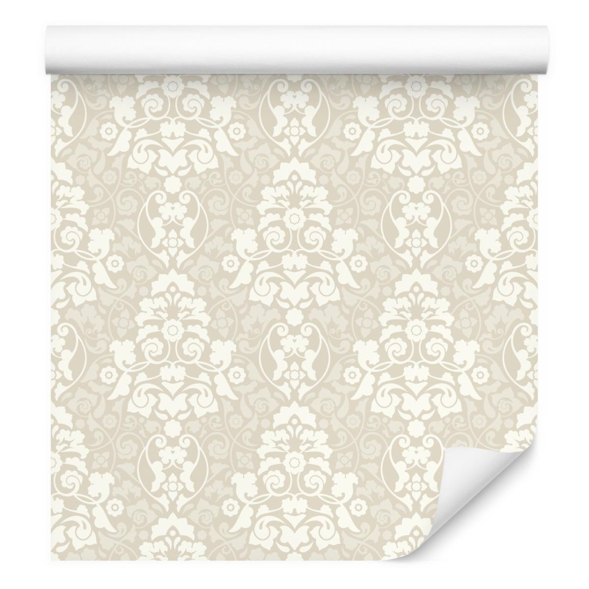 Tapeta Do Sypialni Beżowe ORNAMENTY Modne Wzory  nr. 6