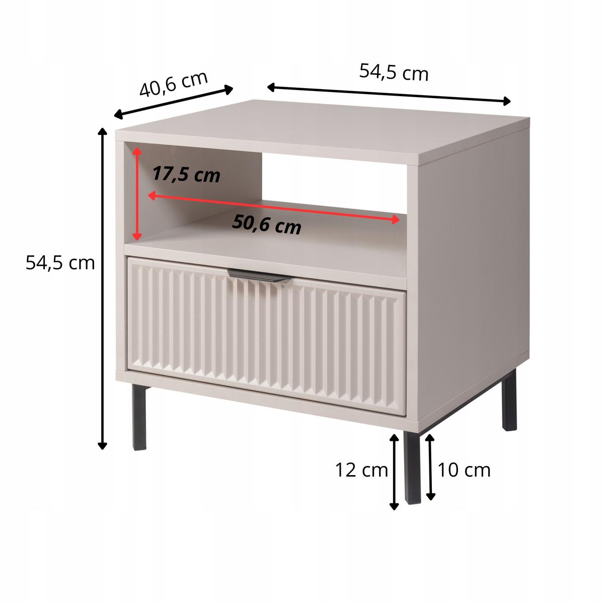 ZESTAW szafek nocnych Nakastlik 2x KASZMIR LINKA STYLES LS-7 nr. 2