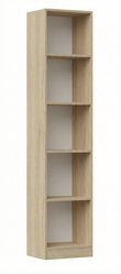 Regał MARTUSIA 40x182x30 cm do biura na książki dąb sonoma - Miniaturka zdjęcia nr 1