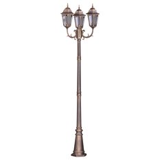 Lampa ogrodowa stojąca K-7006A2/3 / LOZANA 70x243x27 cm do ogrodu czarny/złoty - Miniaturka zdjęcia nr 1