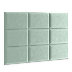 Panele tapicerowane 50x40 na ścianę wezgłowie miętowy - Miniaturka zdjęcia nr 3