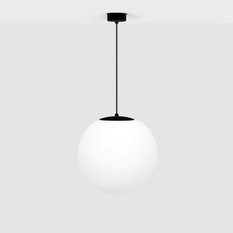 Lampa wisząca K-4922 SAVOY 30x90x90 cm do salonu lub pokoju czarny/biały matowy - Miniaturka zdjęcia nr 6