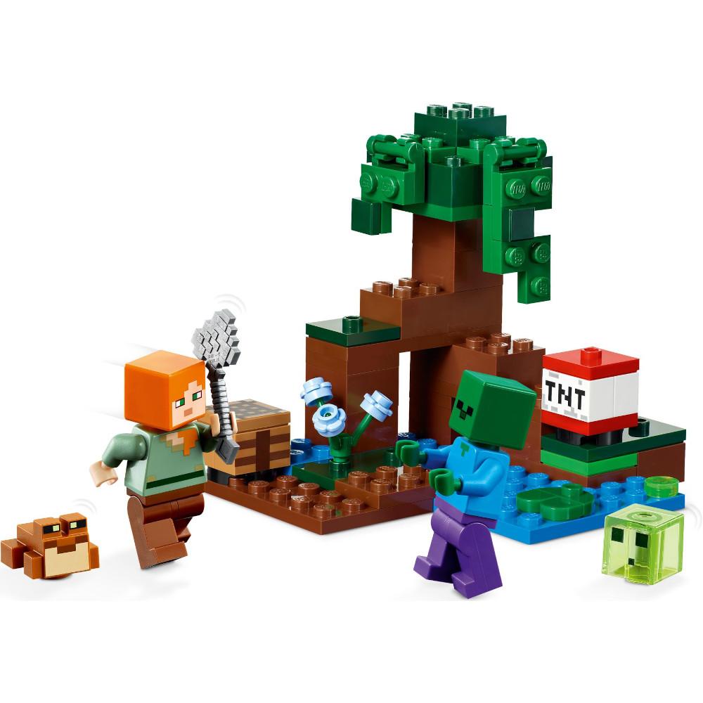 LEGO MINECRAFT ORYGINALNY ZESTAW KLOCKÓW PRZYGODA NA MOKRADŁACH 21240 nr. 2