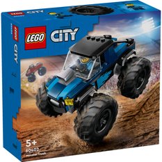 Zestaw klocków lego city oryginalny niebieski monster truck 60402 dla dziecka