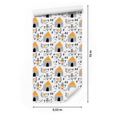 Tapeta ścienna, styl skandynawski, pokój dziecięcy  - Miniaturka zdjęcia nr 2