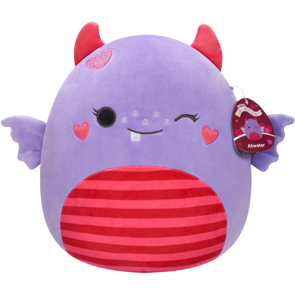 SQUISHMALLOWS MIĘKKA MASKOTKA PLUSZOWA PLUSZ PLUSZAK NIETOPERZ ATWATER 14cm