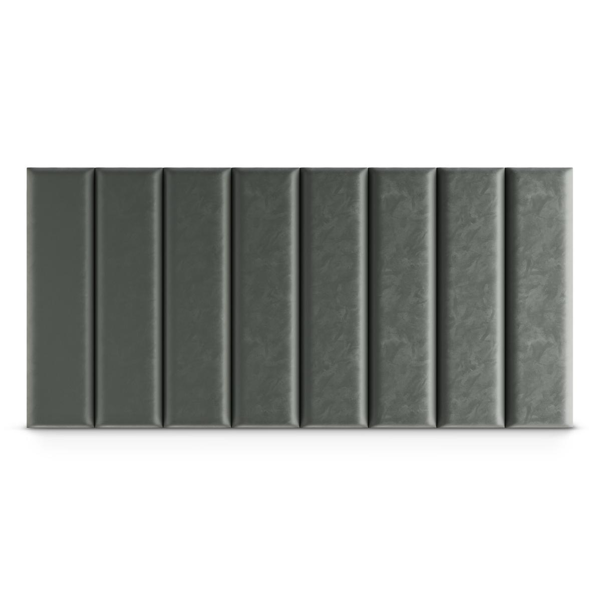 Panele tapicerowane 60x15 cm na ścianę magic velvet szary nr. 4