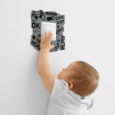 Naklejka Pod Włącznik Światła Game Over Gra 20x20 Piksele Kontroler Dla Chłopca - Miniaturka zdjęcia nr 5