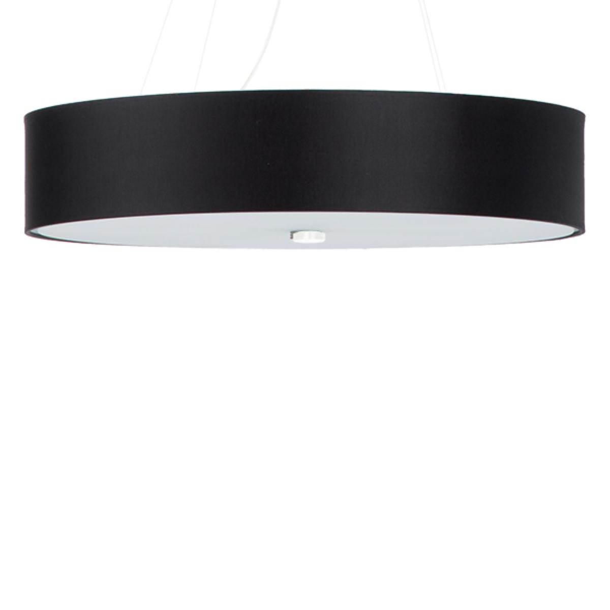 Żyrandol SKALA 102x60x60cm czarna wisząa lampa E27 do salonu