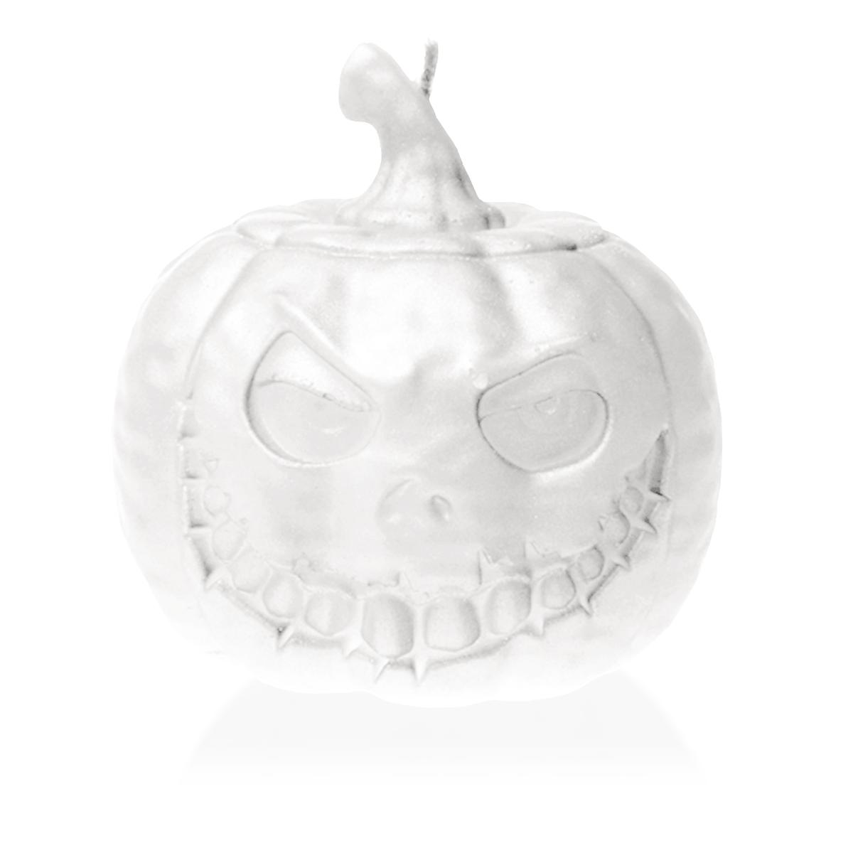 Świeca Halloween PUMPKIN White