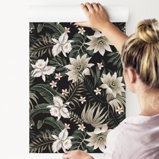 Tapeta w Rolce Tropikalne KWIATY Liście Przyroda  - Miniaturka zdjęcia nr 5