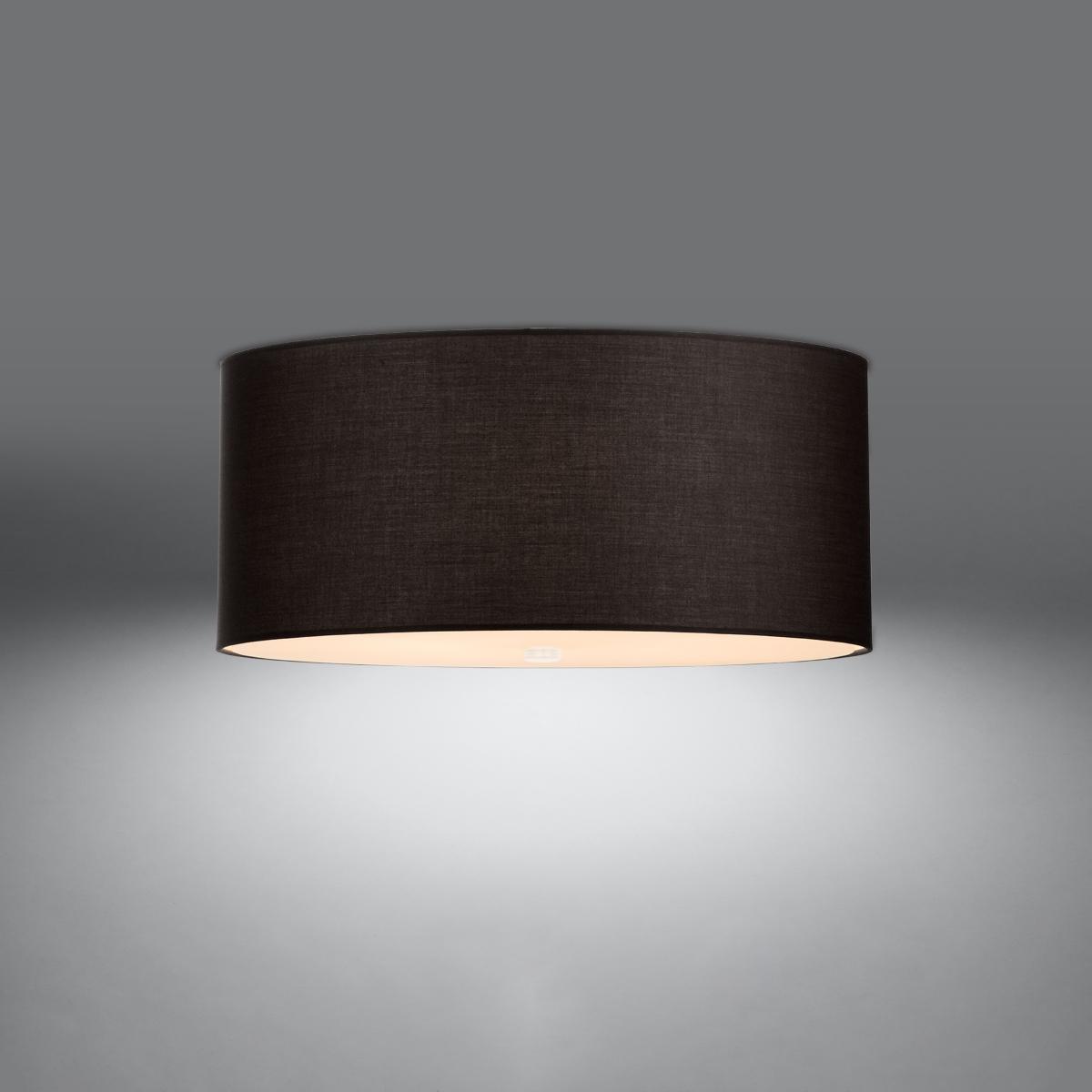 Plafon OTTO 70 czarny 35x70x70cm E27 nowoczesna lampa do salonu nr. 3