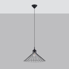 Lampa wisząca EDA 86x40x40cm nowoczesna E27 do salonu - Miniaturka zdjęcia nr 2