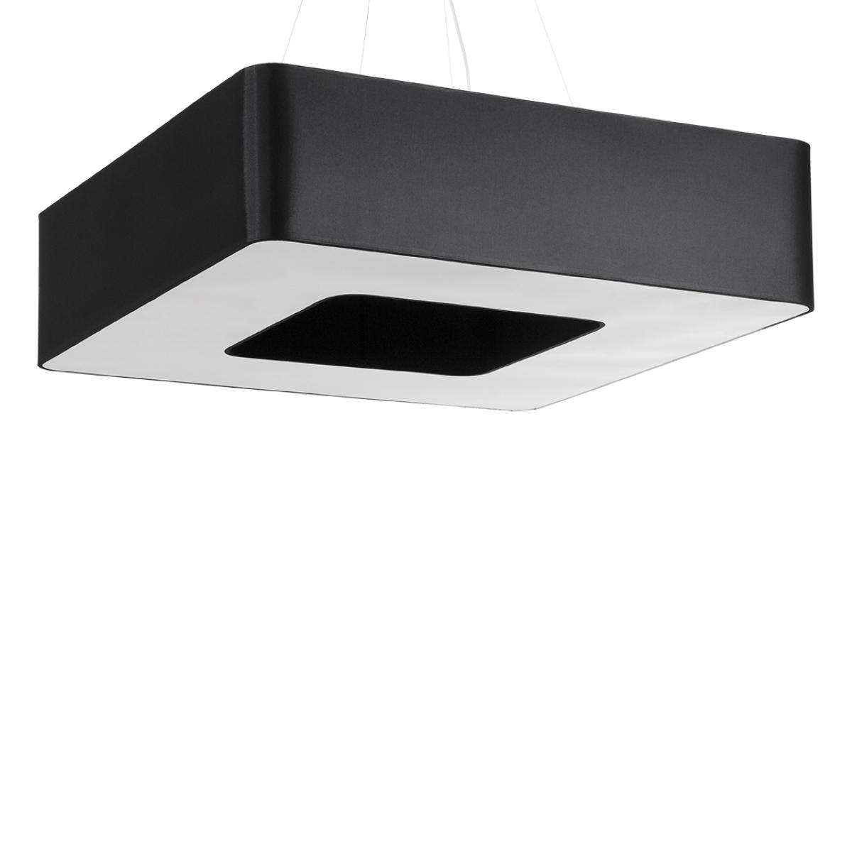 Żyrandol URANO 112x80x80cm czarna nowoczesna lampa wisząca E27 do salonu