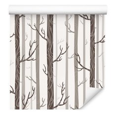Tapeta Na Korytarz Pastelowe DRZEWA Natura Retro 53x1000 - Miniaturka zdjęcia nr 7