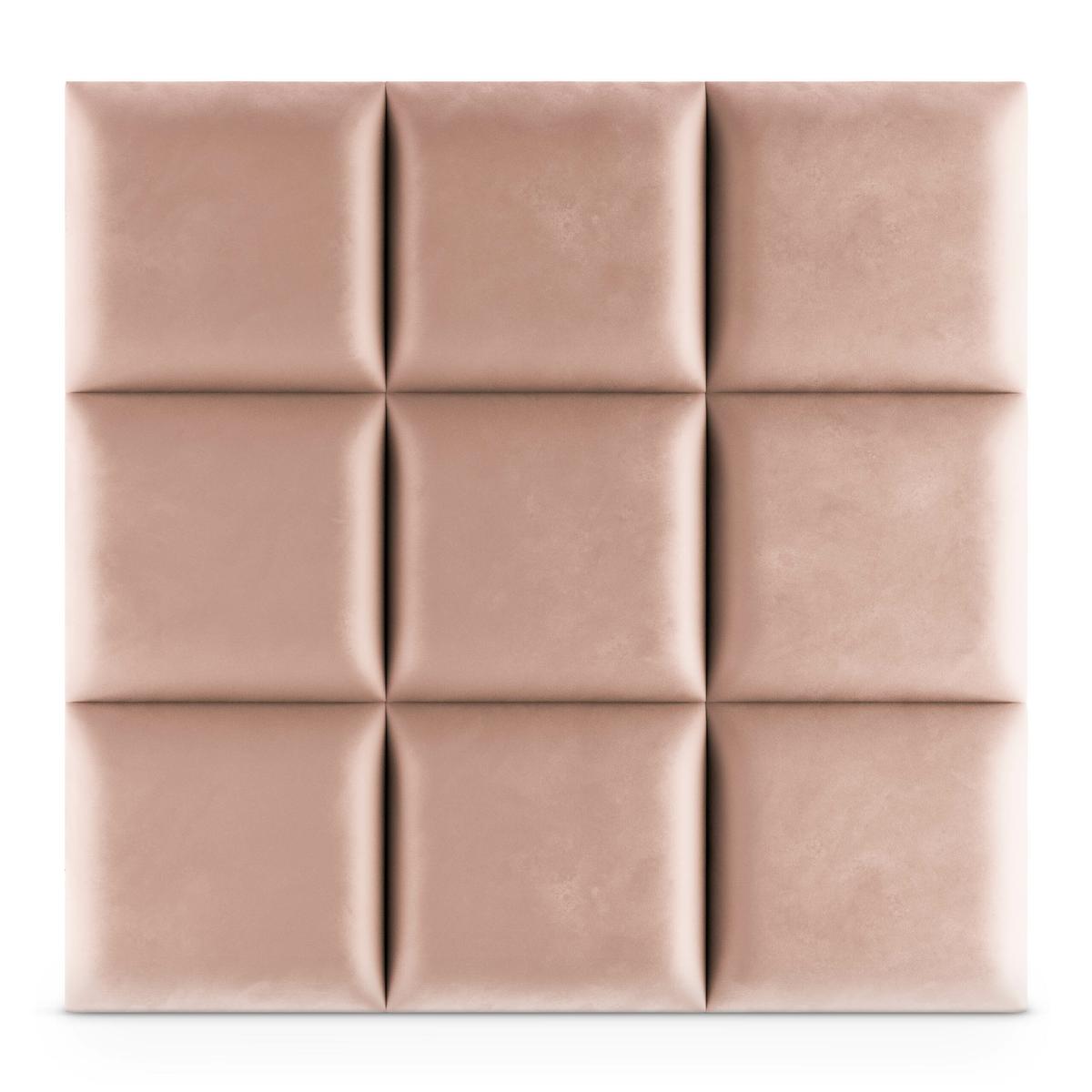 Panele tapicerowane 40x40 na ścianę magic velvet różowy nr. 4