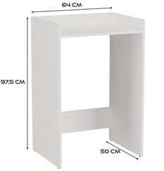 Szafka łazienkowa nad pralkę POLA NP 64x97,5x50 cm z półką do łazienki biały mat - Miniaturka zdjęcia nr 8