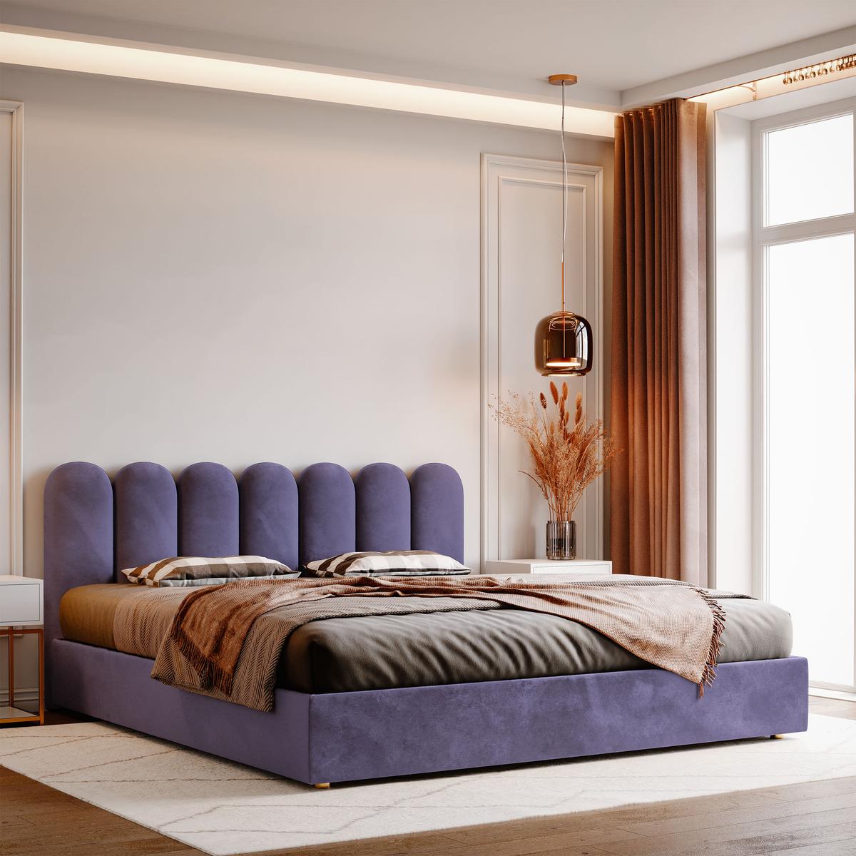 Panele tapicerowane 30x80 magic velvet lawendowy nr. 5