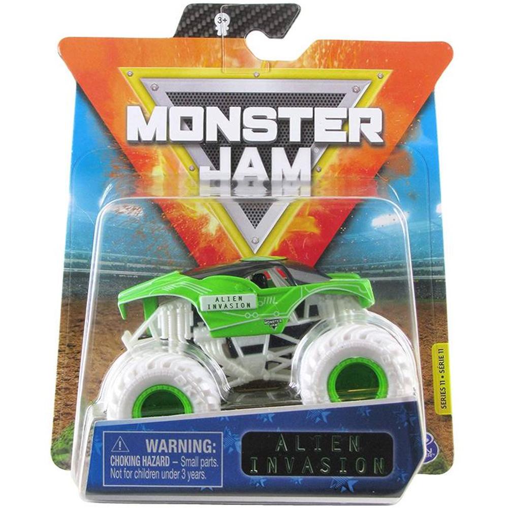 AUTO MONSTER JAM TRUCK + OPASKA ALIEN INVASION 1:64