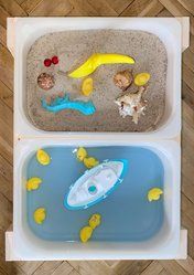 Piaskownica stolik sensoryczny  - Miniaturka zdjęcia nr 3