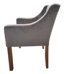 LUTON krzesło tapicerowane z podłokietnikiem NOWE